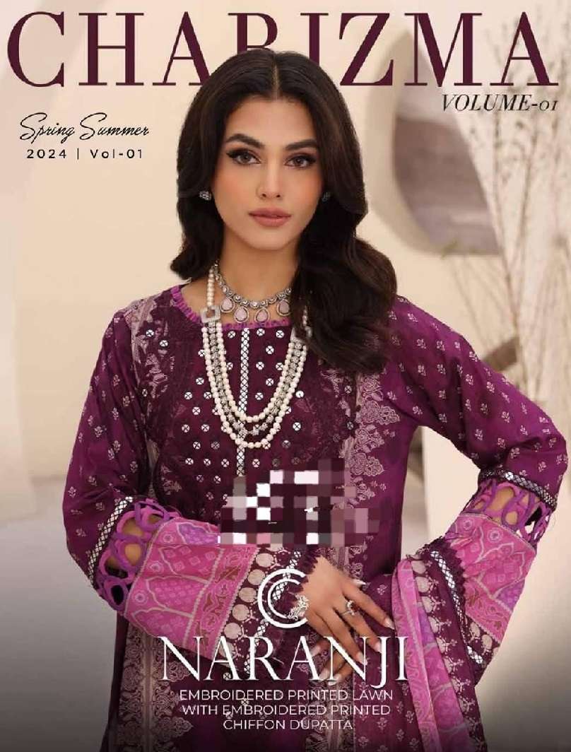 NARANJI VOL 1 LAWN 24 by CHARIZMA 